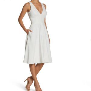 Dress The Population White Dress Size XS